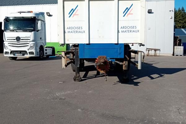 Vente occasion Remorque - DEOM SCHMIT REMORQUE 2 ESSIEUX    (Belgique - Europe) - Houffalize Trading s.a.