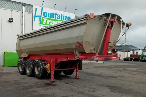 Vente occasion Remorque - STAS   Semi-remorque benne 24 m3 (Belgique - Europe) - Houffalize Trading s.a.