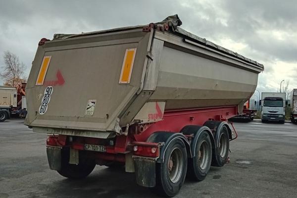 Vente occasion Remorque - STAS   Semi-remorque benne 24 m3 (Belgique - Europe) - Houffalize Trading s.a.