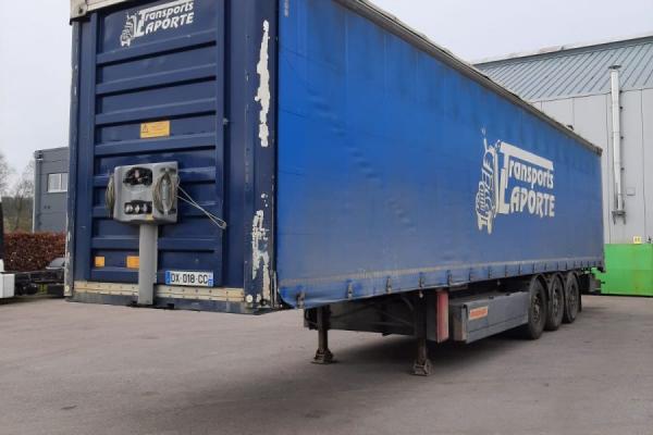 Vente occasion Remorque - FRUEHAUF   Semi-remorque bachee (Belgique - Europe) - Houffalize Trading s.a.