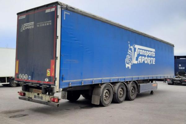 Vente occasion Remorque - FRUEHAUF   Semi-remorque bachee (Belgique - Europe) - Houffalize Trading s.a.