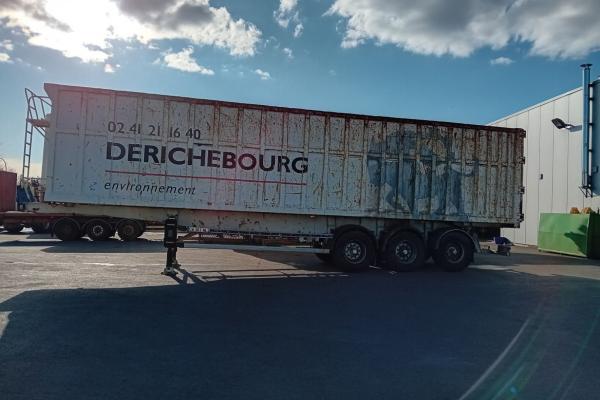Vente occasion Remorque - TRAX 66 M3  SEMI-REMORQUE BENNE (Belgique - Europe) - Houffalize Trading s.a.