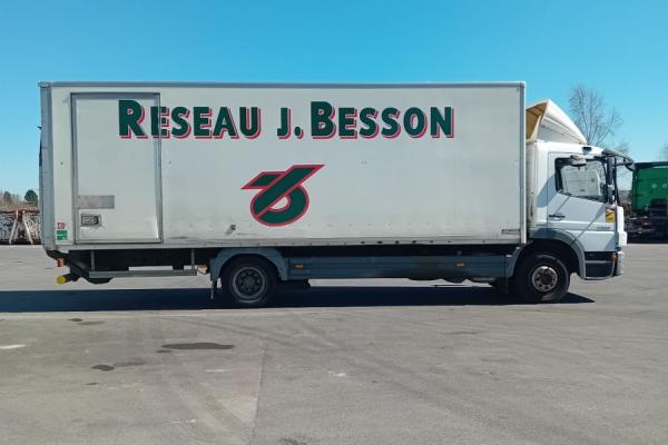 Vente occasion Remorque - MERCEDES Atego 1222  CAMION FOURGON (Belgique - Europe) - Houffalize Trading s.a.