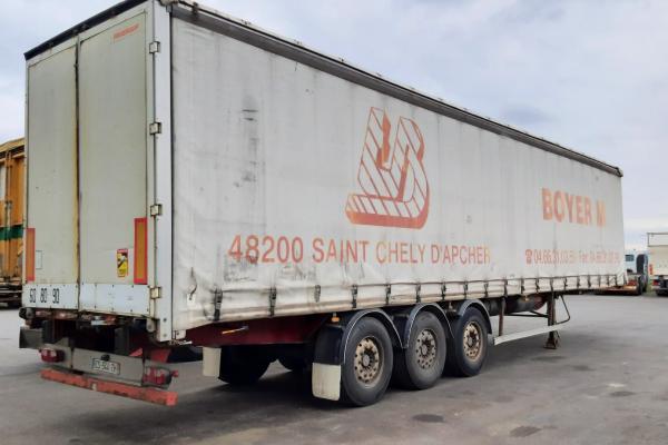 Vente occasion Remorque - FRUEHAUF TX34CSK9EAA  Semi-remorque bachee (Belgique - Europe) - Houffalize Trading s.a.