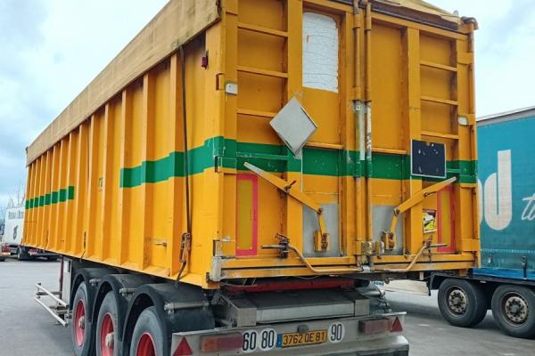 Vente occasion Remorque - FRUEHAUF   SEMI-REMORQUE BENNE (Belgique - Europe) - Houffalize Trading s.a.