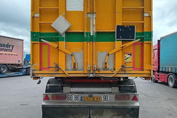 Vente occasion Remorque - FRUEHAUF   SEMI-REMORQUE BENNE (Belgique - Europe) - Houffalize Trading s.a.