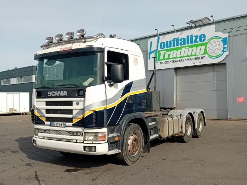 Vente occasion Tracteur - Scania 144G 530 6x4 (Belgique - Europe) - Houffalize Trading s.a.