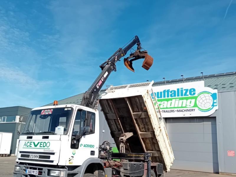 Vente occasion Porteur - IVECO 130E15 BENNE (Belgique - Europe) - Houffalize Trading s.a.